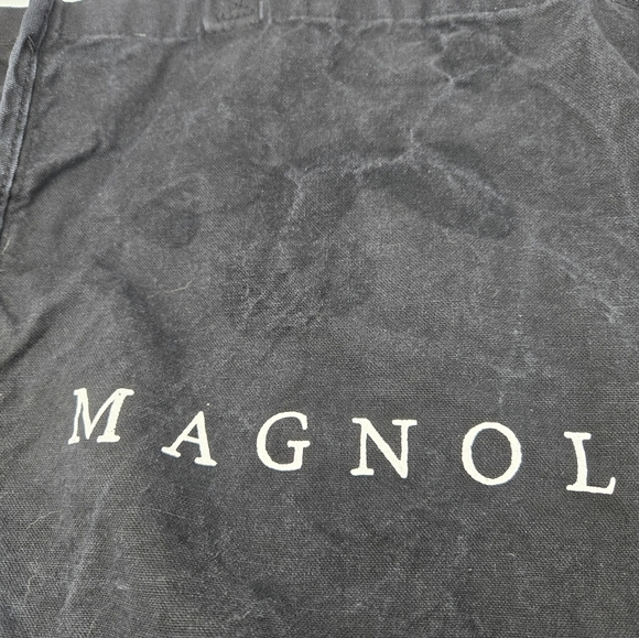 MAGNOLIA BLACK COTTON TOTE BAG WACO TEXAS HGTV SILOS TRAVEL VACATION WOMEN OS - Picture 9 of 15